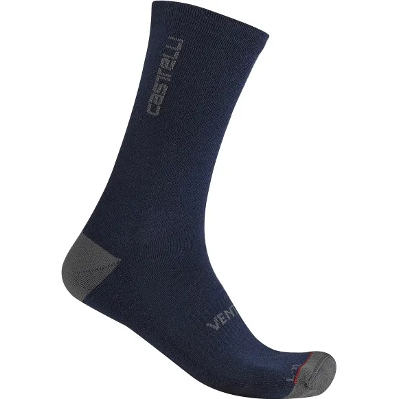 Castelli Venti Soft Merino fietssokken blauw