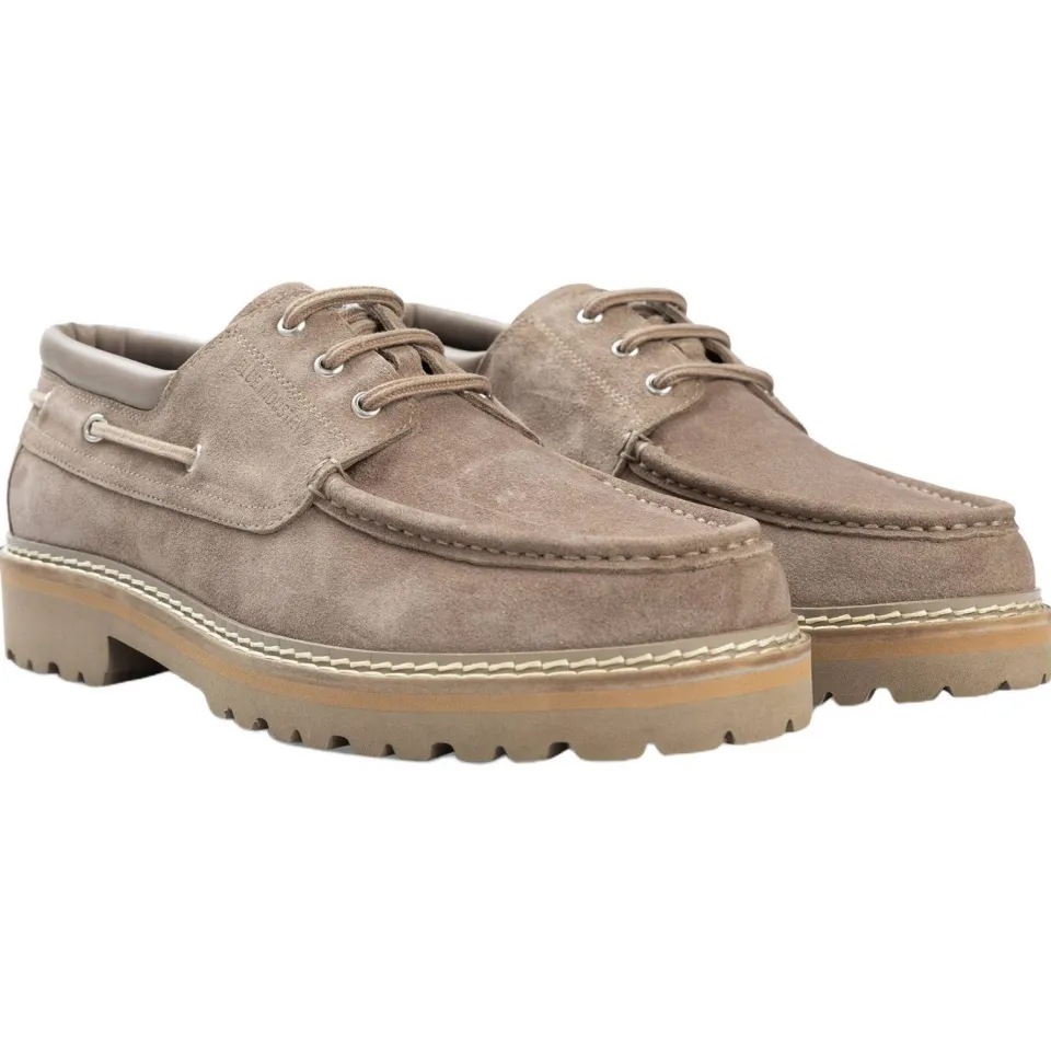 Blue Industry Moc suède bootschoenen met profielzool - taupe, foto 7