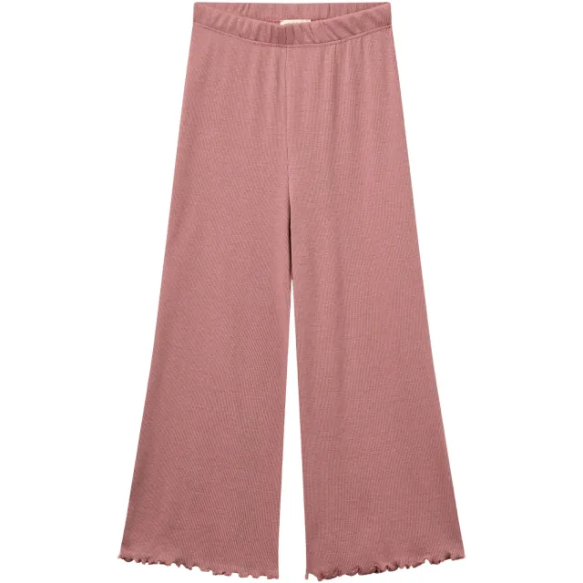 Copenhagen Colors wide leg casual broek roze