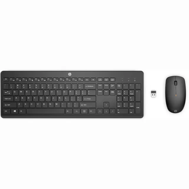 HP 230 draadloos toetsenbord en muis zwart