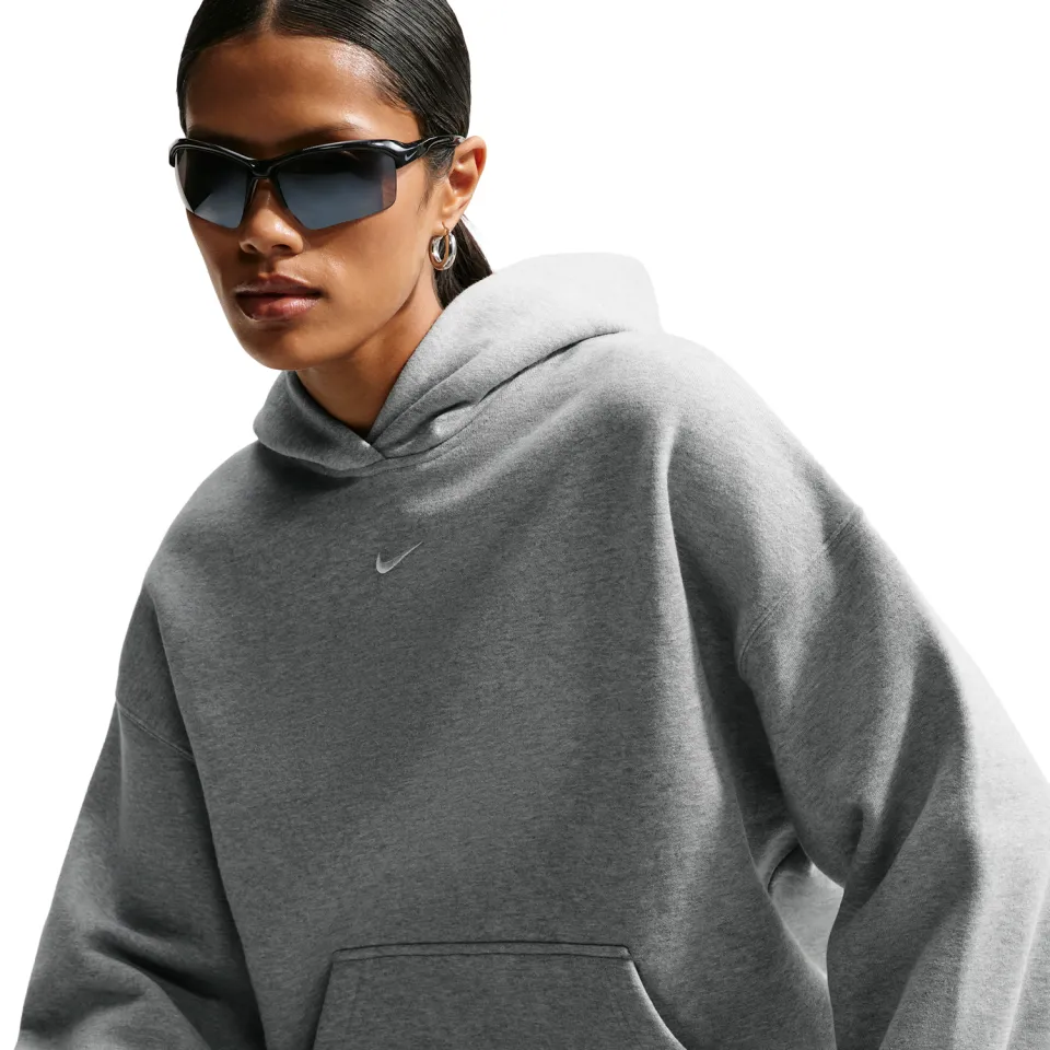 Nike Studio Fleece oversized hoodie - grijs, foto 2