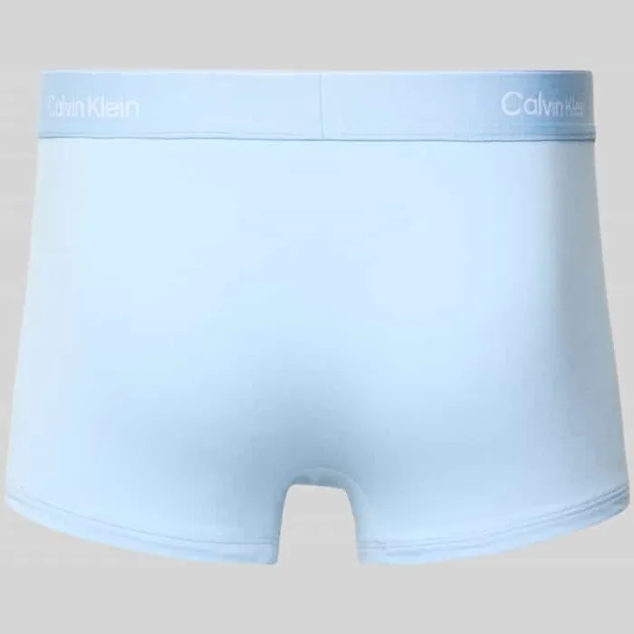 Calvin Klein Low Rise Trunk boxershorts 3-pack blauw, foto 2