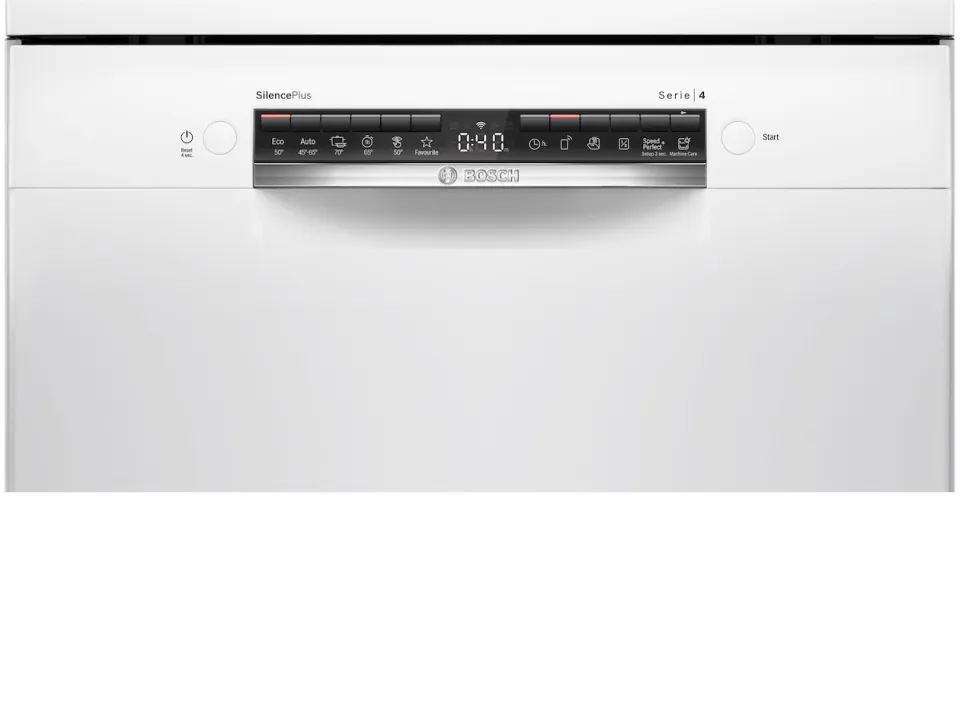 Bosch SMS4EVW08E vrijstaande vaatwasser wit, foto 2