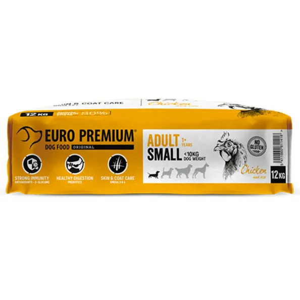 Euro Premium Adult Small kip & rijst hondenvoer 12 kg, foto 4