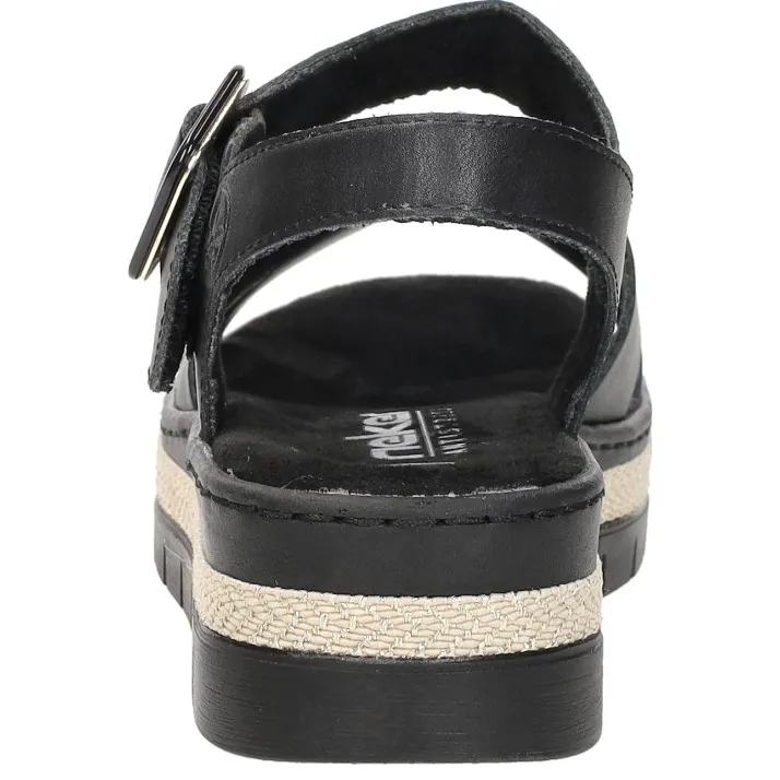 Rieker sandalen zwart, foto 4