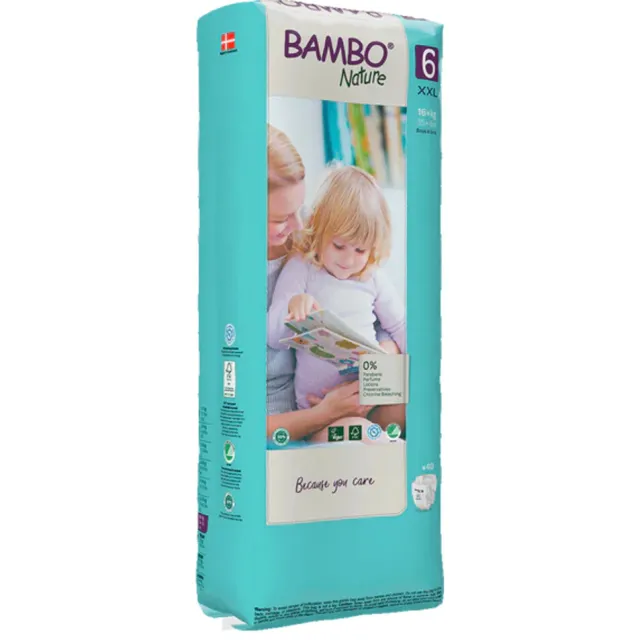 Bambo Nature Luiers Maat 6 (16-30 kg) 40 stuks
