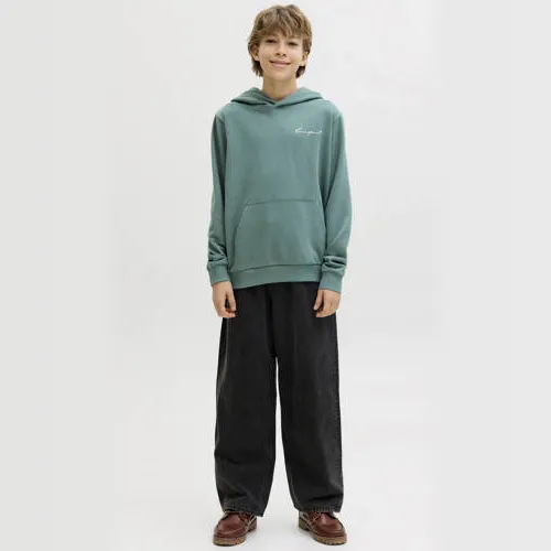 Jack & Jones JUNIOR hoodie met backprint groen, foto 3