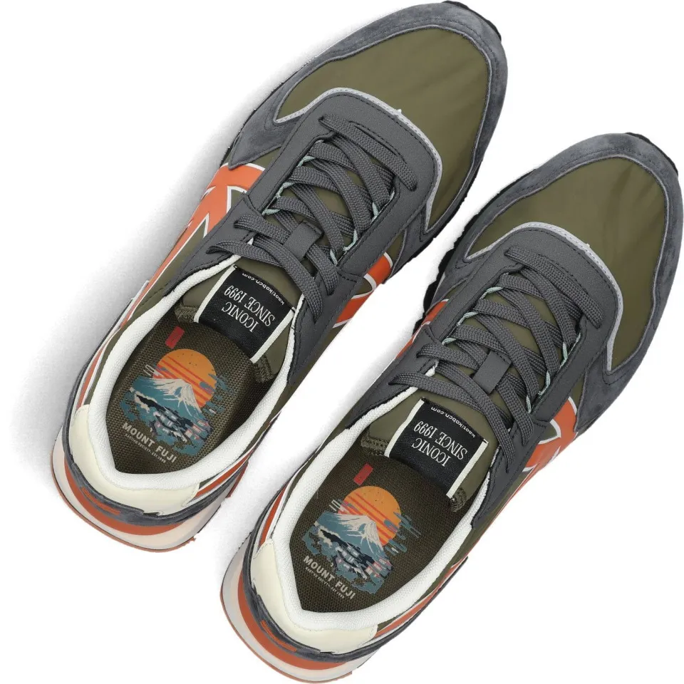 Kaotiko Sneakers Orbit Man Groen, foto 5