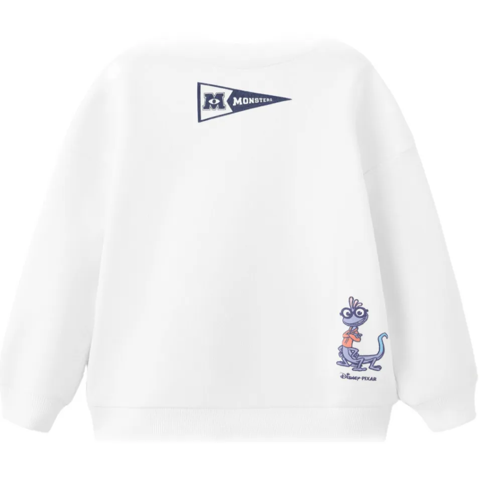 Mango Kids Monster Inc. sweater met print - wit, foto 3