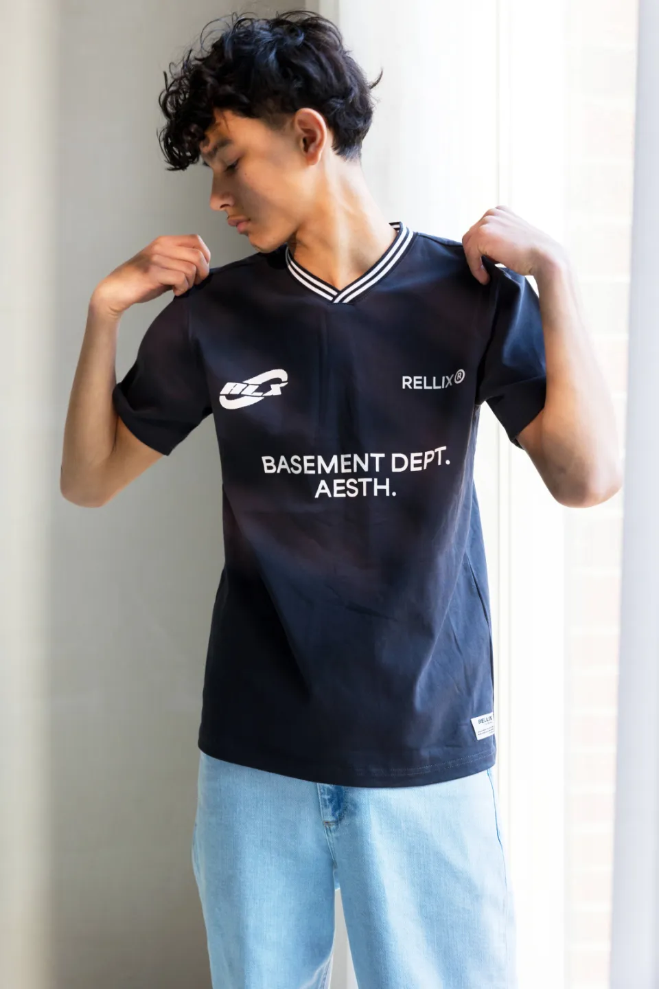 Rellix oversized T-shirt met logo antraciet, foto 5