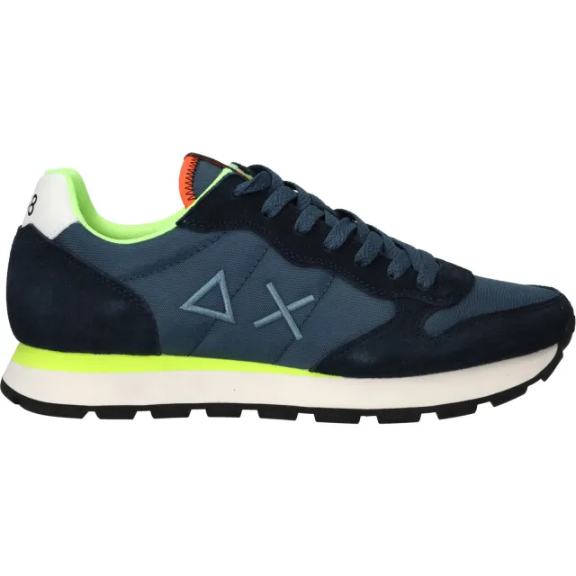 Sun68 Tom Fluo sneakers blauw