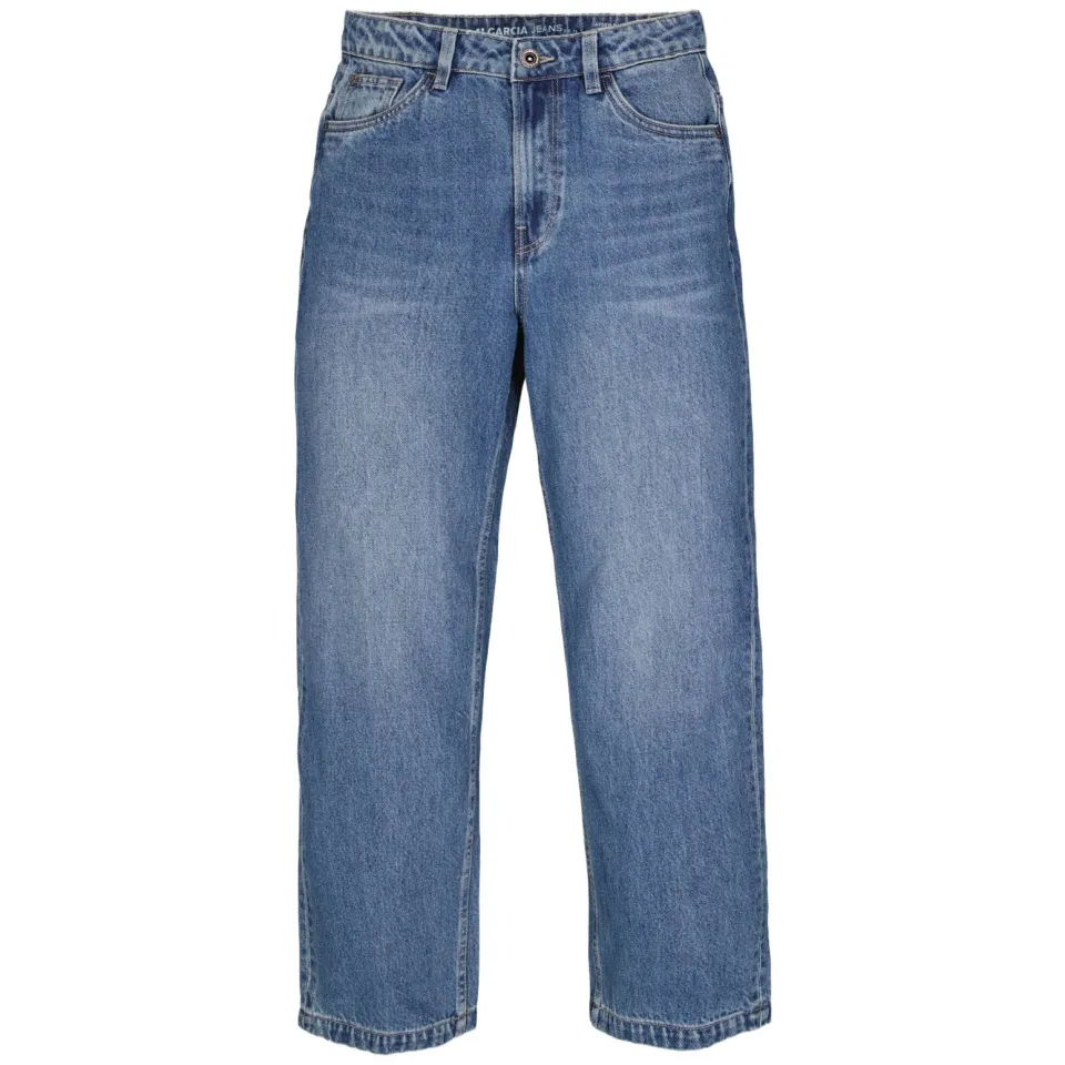 Garcia baggy jeans medium blue denim, foto 3