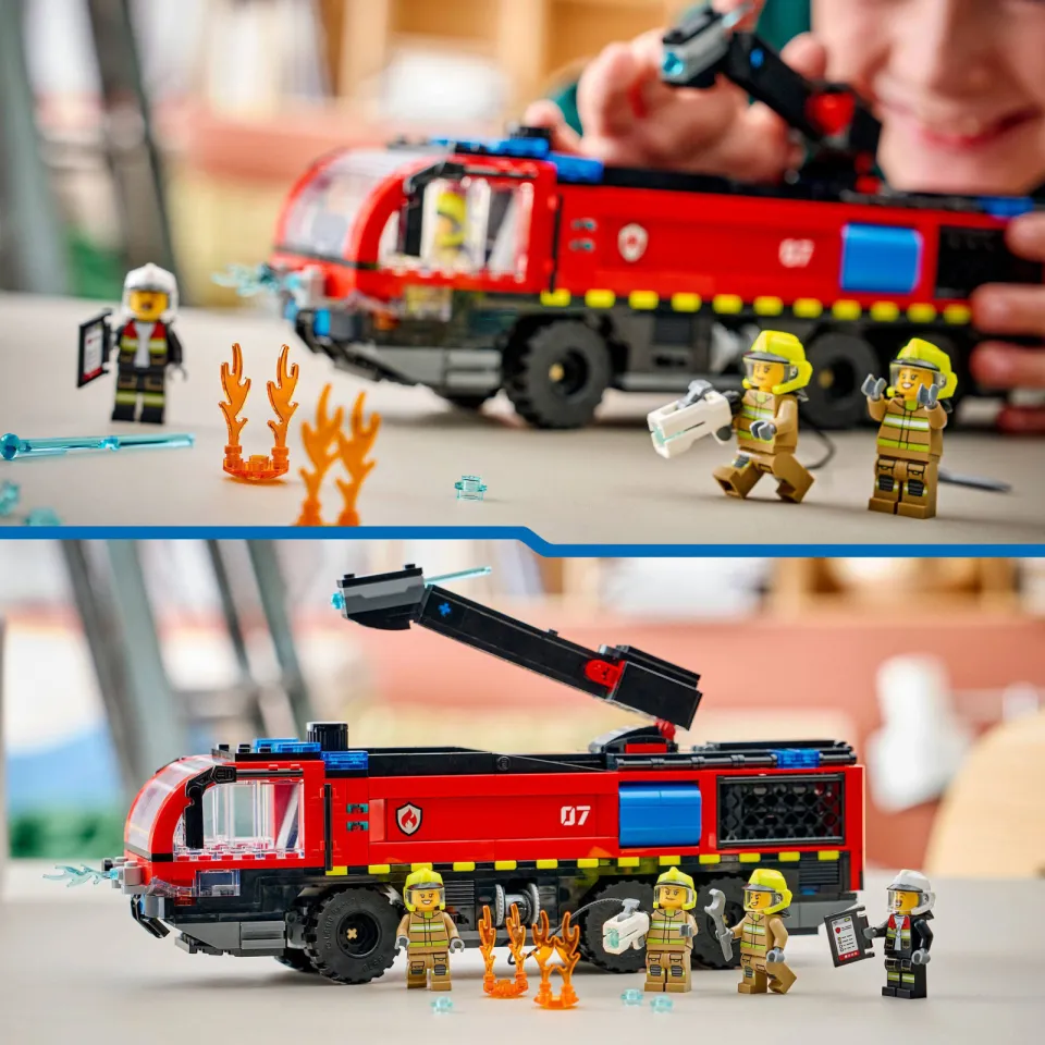 Lego City Luchthaven brandweertruck 60499, foto 4