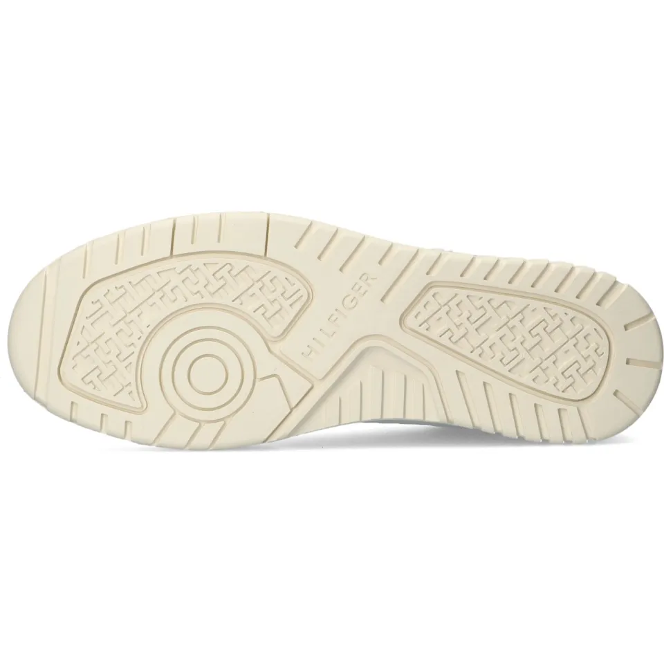 Tommy Hilfiger leren sneakers ecru, foto 7