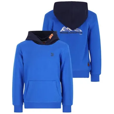 TYGO & vito hoodie met backprint - blauw, foto 5