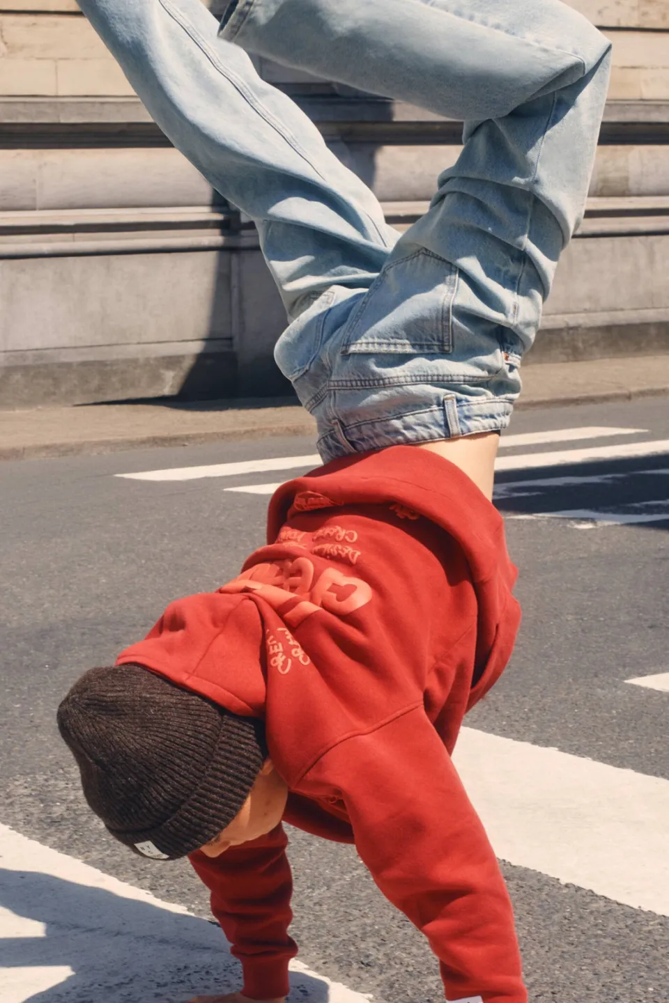 Shoeby hoodie met borduursels - rood, foto 5