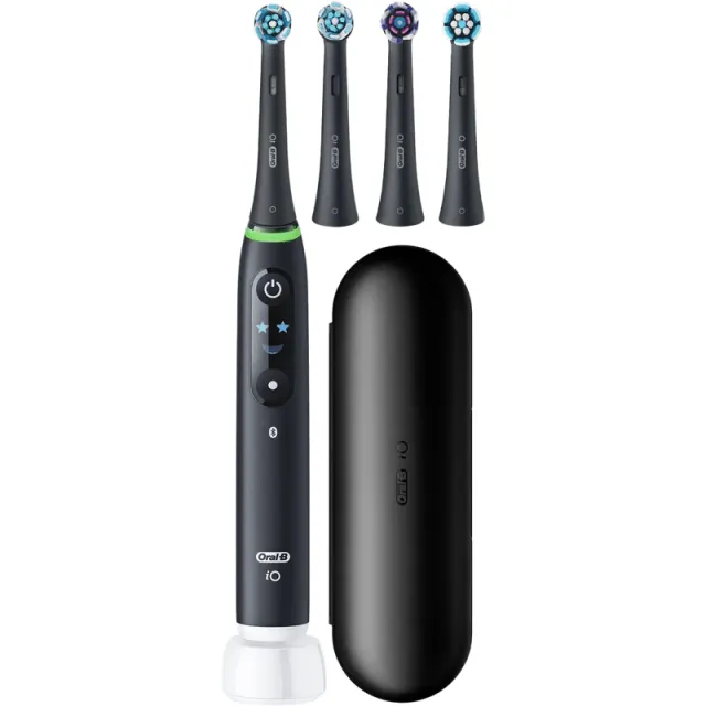 Oral-B iO 6 Zwart Holiday Edition met 4 opzetborstels