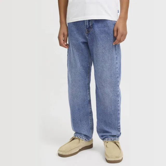 Jack & Jones JUNIOR high waist relaxed fit jeans medium blue denim, foto 4
