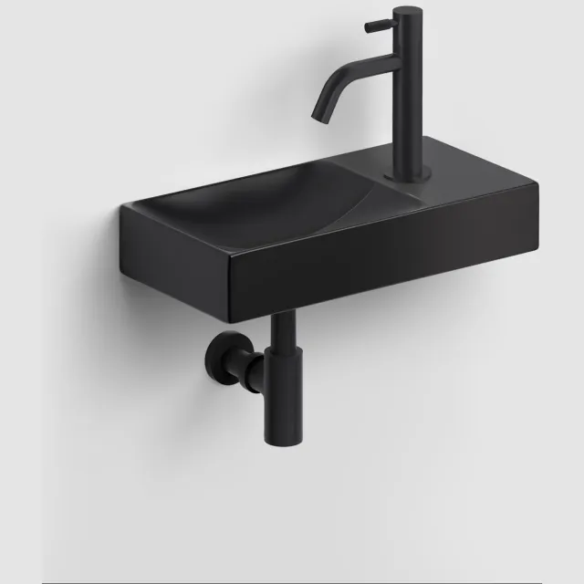 Clou Fonteinset Clou Vale Incl. Toebehoren 7x38 Cm Mat Zwart