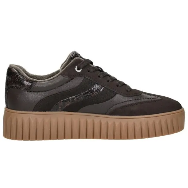 Marco Tozzi Sneakers Laag Donkerbruin