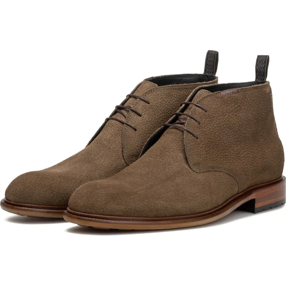 Floris Van Bommel De Normer 01.16 suède enkelboots bruin, foto 3
