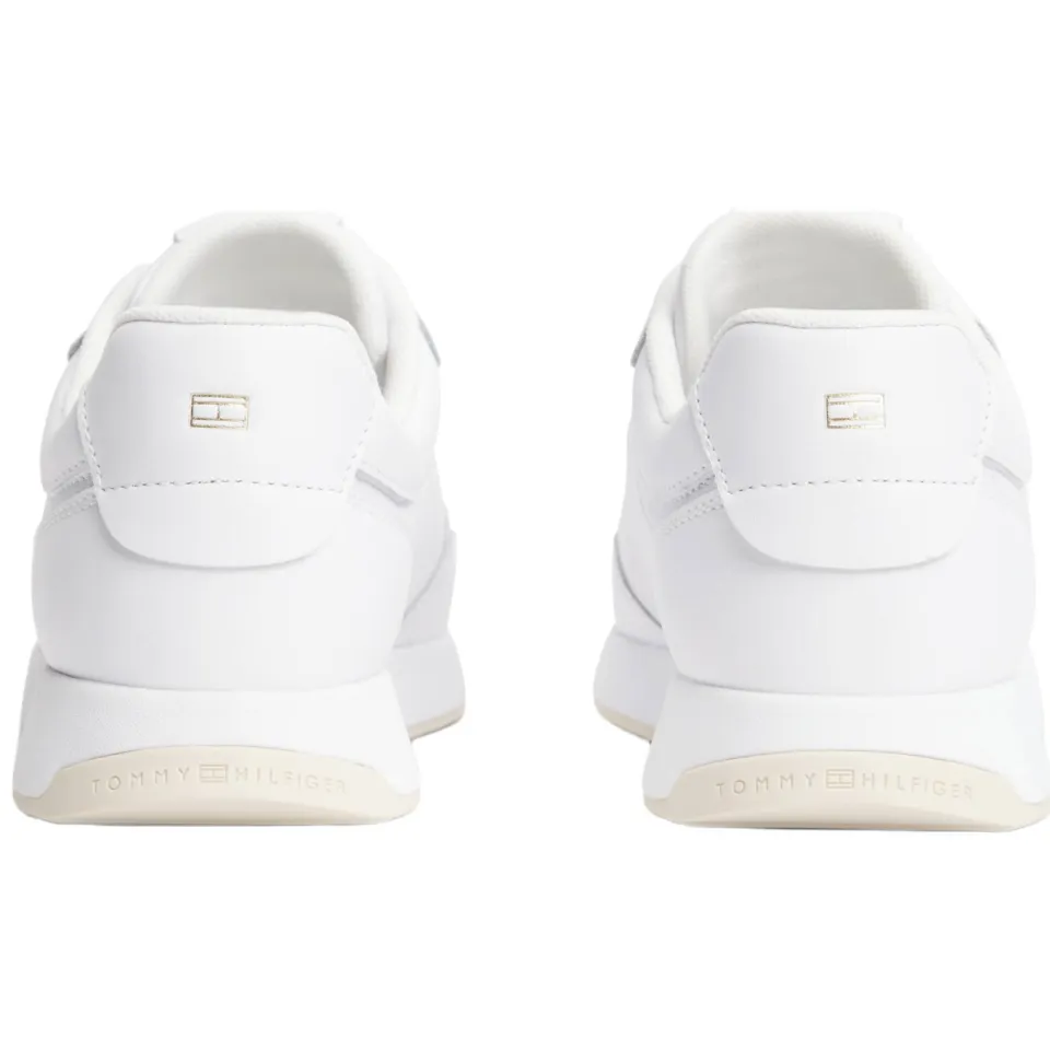 Tommy Hilfiger leren sneakers met logo - wit, foto 4