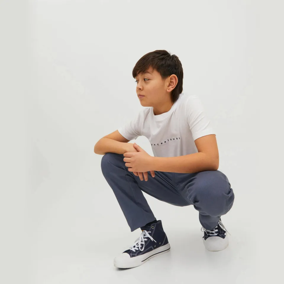 Jack & Jones regular fit gebreide chino blauw, foto 4
