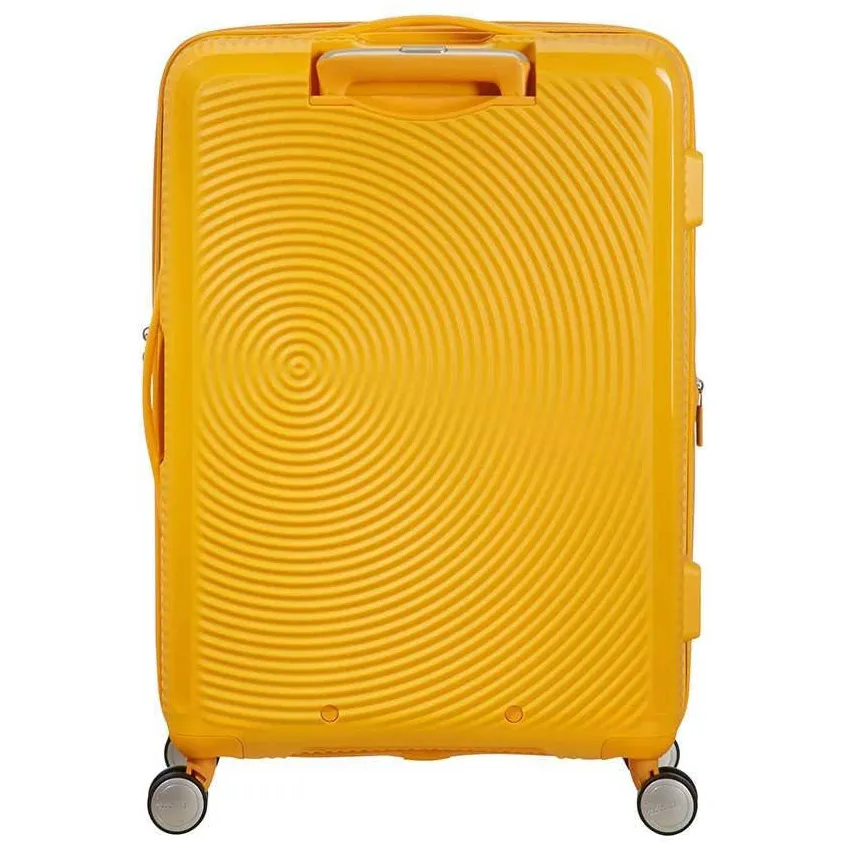 American Tourister Soundbox Spinner 67 cm reiskoffer geel, foto 3