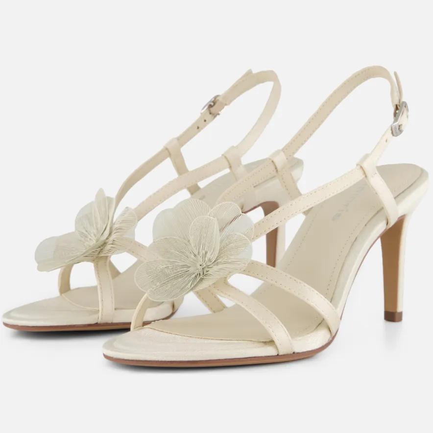 Tamaris sandalen met hak wit, foto 2