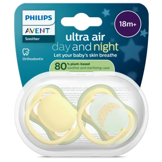 Avent Ultra Air fopspeen dag en nacht 18M+, foto 2