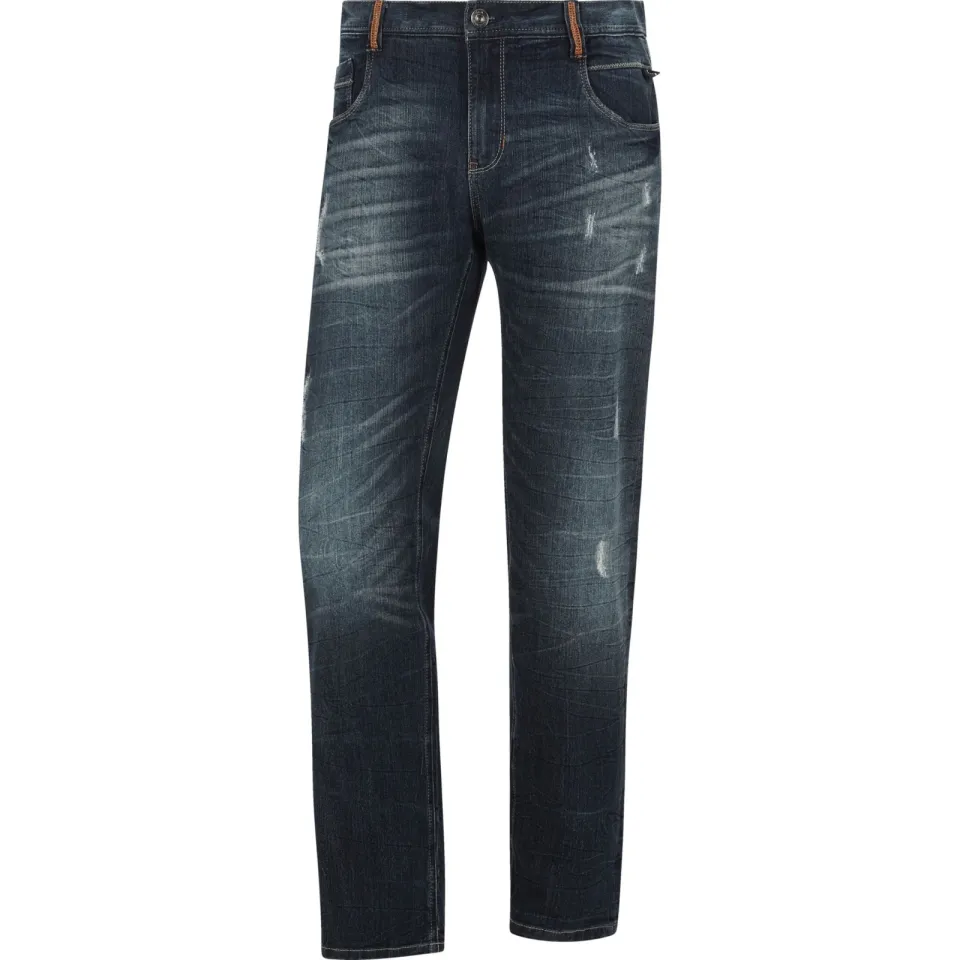 Jan Vanderstorm +FIT Collectie loose fit jeans JURIEN Plus donkerblauw, foto 2