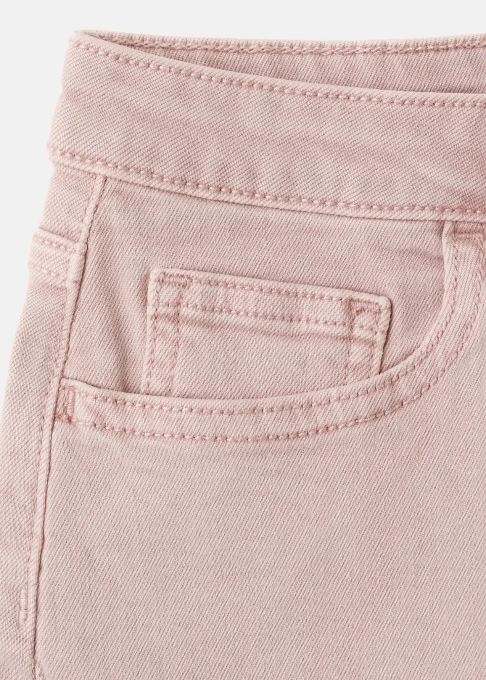 Mango Teen denim short lichtroze, foto 6