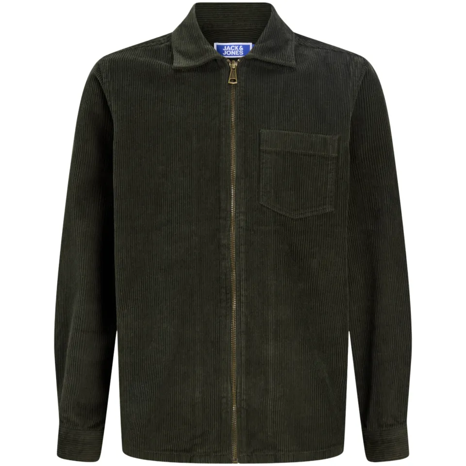 Jack & Jones JUNIOR corduroy overhemd - donkerbruin, foto 2
