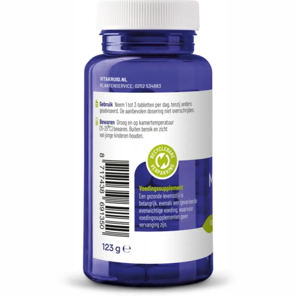 Vitakruid Magnesium 150 Bisglycinaat tabletten, foto 2