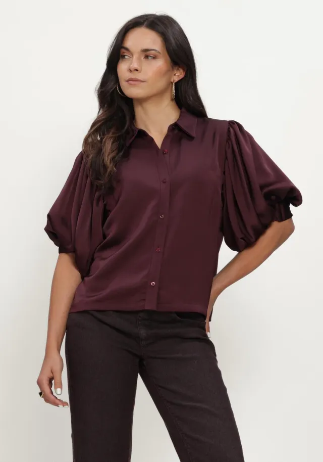 Notre-V Nv-inka blouse bordeaux