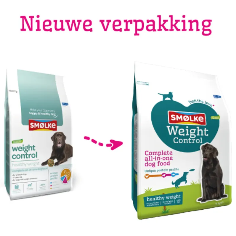 Smolke Weight Control hondenvoer 12 kg, foto 2