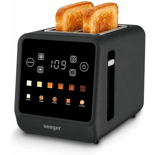 Seeger SGR1200BK broodrooster zwart