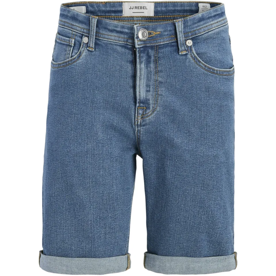 JJ Rebel Junior regular jeansshort medium blue denim, foto 2