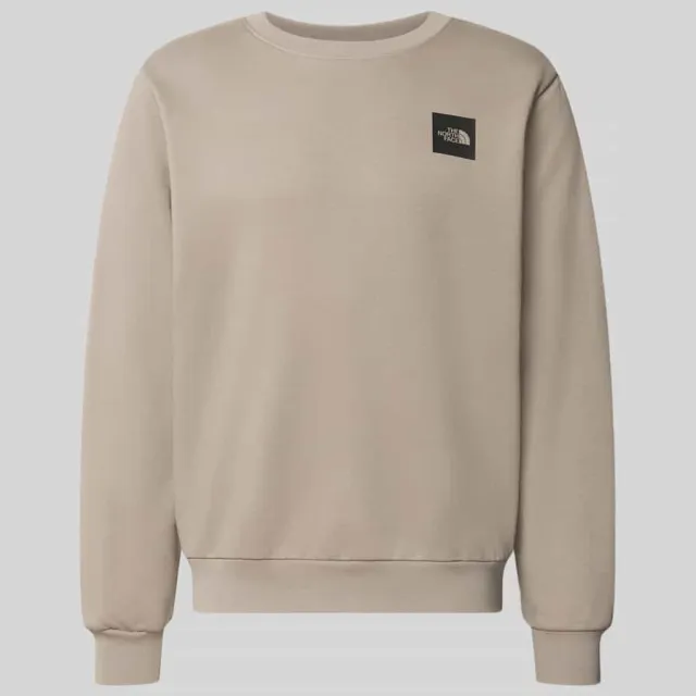 The North Face Regular Fit sweatshirt met logodetail Zand