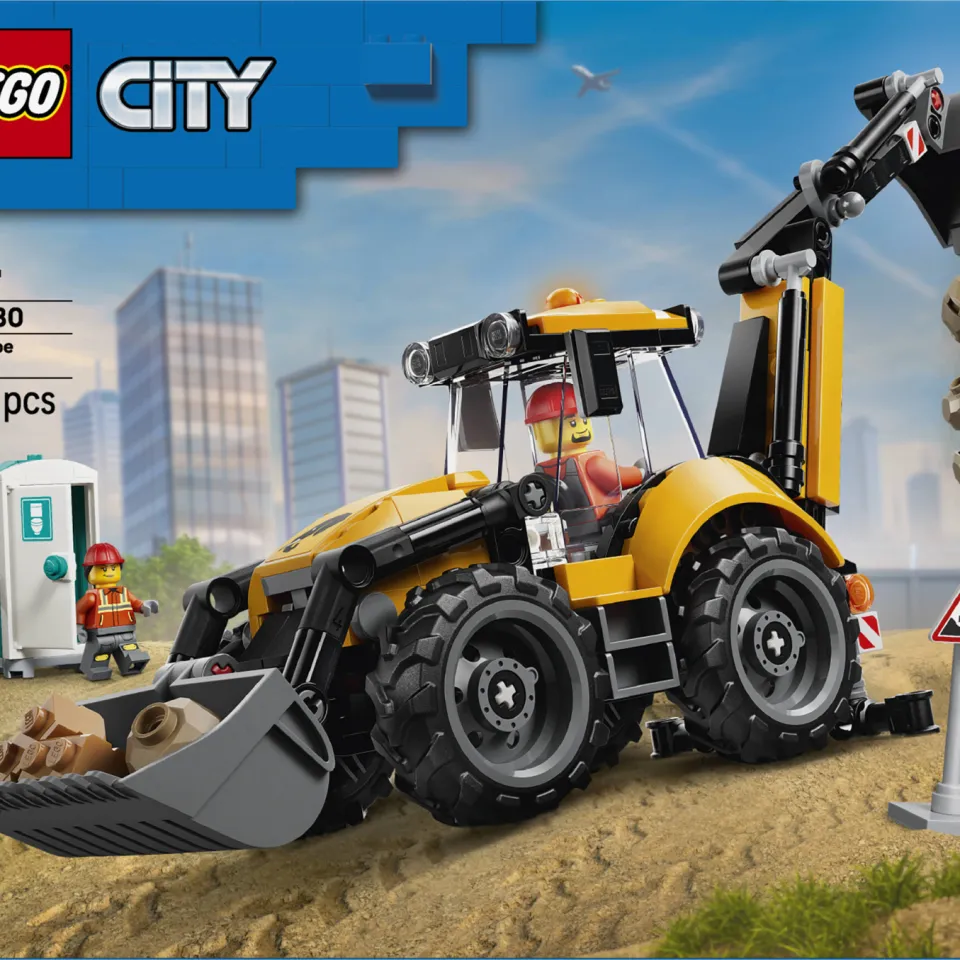 Lego City Gele graaflaadmachine 60480, foto 7