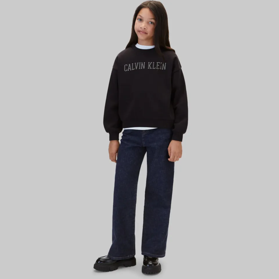 Calvin Klein sweater met logo - zwart, foto 4