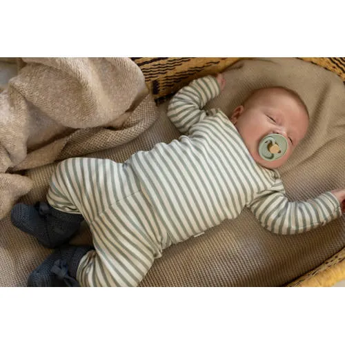 Noppies baby gestreepte babybroek groen ecru, foto 5