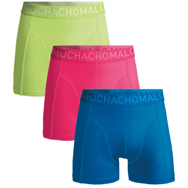 Muchachomalo Heren 3-pack Boxershorts Microfiber Veelkleurig