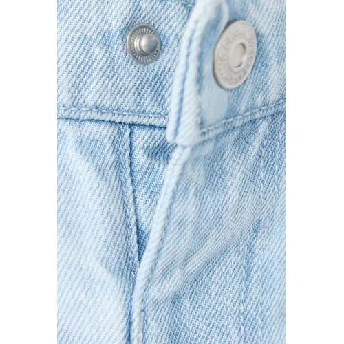 Mango Kids straight leg jeans - lichtblauw, foto 4