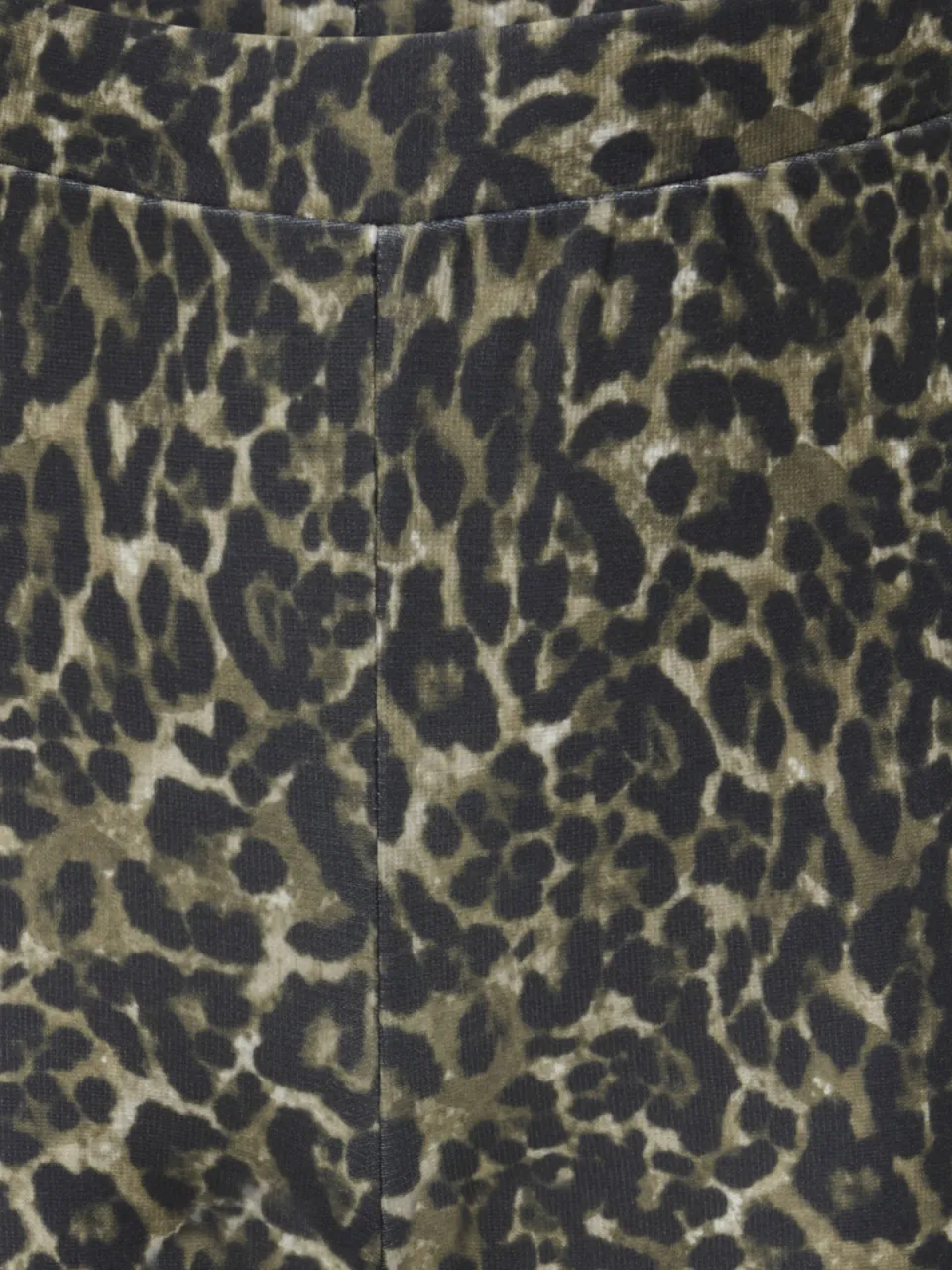 Only wide leg casual broek luipaardprint zwart, foto 7