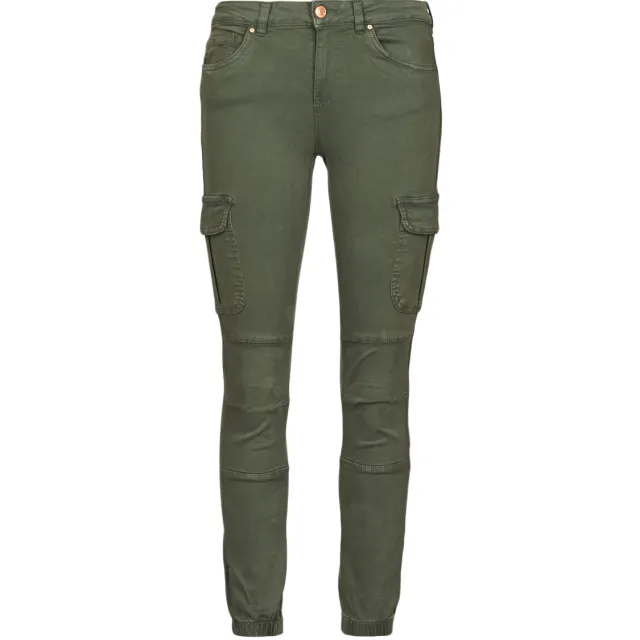 Only skinny cargobroek ONLMISSOURI donkergroen, foto 2