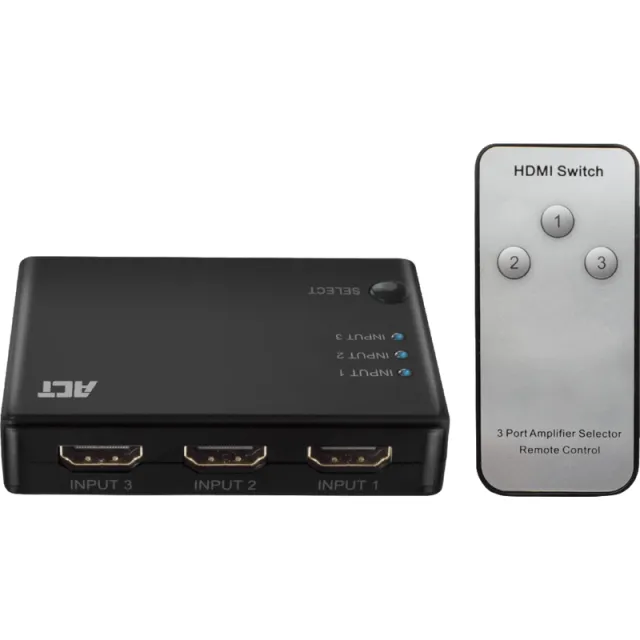 Act AC7845 4K HDMI Switch 3x1