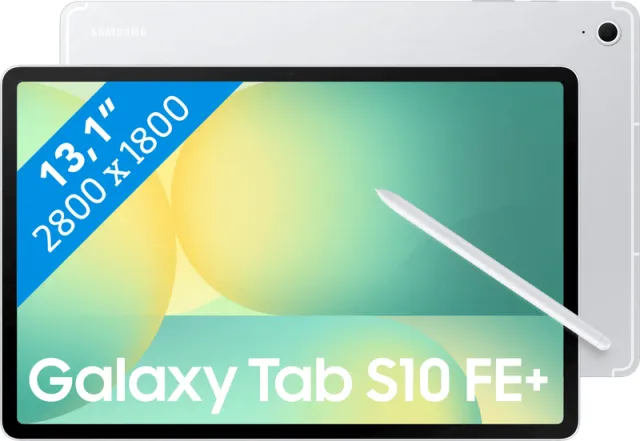 Samsung Galaxy Tab S10 FE Plus 13,1 inch 128GB Wifi Zilver Silver