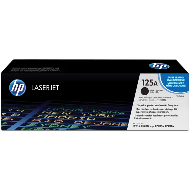 Hp CB540A 125A Toner Zwart, 2.2k black