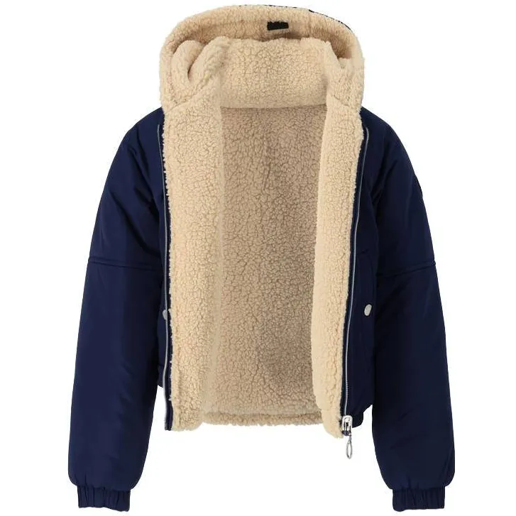 Retour Jeans reversible jas donkerblauw/beige, foto 4